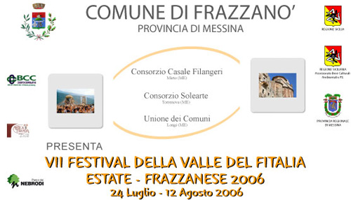 Testata VII Festival della valle del Fitalia